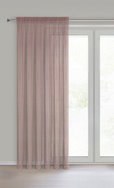 ZASŁONA GOTOWA GABBY NA TAŚMIE 140 X 270 CM RÓŻOWY