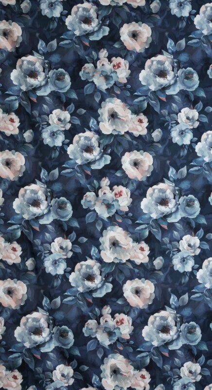 ZASŁONA GOTOWA KIRA NA TAŚMIE 140 X 270 CM GRANATOWY