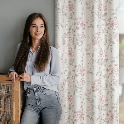 ZASŁONA GOTOWA LILA 140 X 250 CM NATURALNY