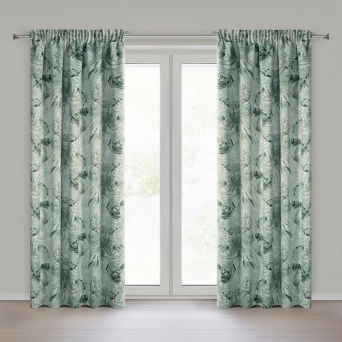 ZASŁONA GOTOWA NINA NA TAŚMIE 140 X 270 CM MIĘTOWY