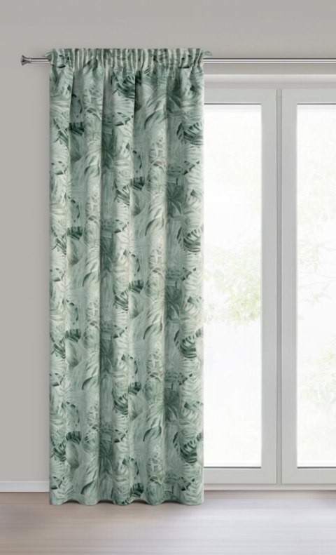 ZASŁONA GOTOWA NINA NA TAŚMIE 140 X 270 CM MIĘTOWY