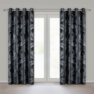 ZASŁONA GOTOWA VERA 140 X 250 CM CZARNY
