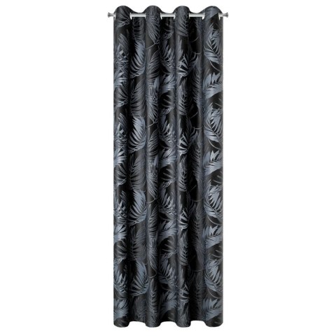 ZASŁONA GOTOWA VERA 140 X 250 CM CZARNY