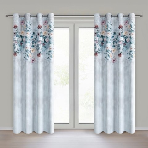 ZASŁONA GOTOWA VIOLA 140 X 250 CM SREBRNY