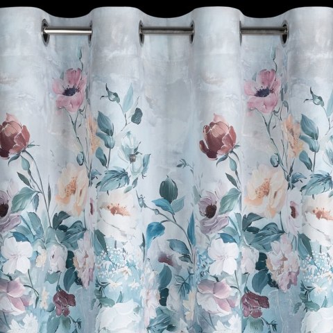 ZASŁONA GOTOWA VIOLA 140 X 250 CM SREBRNY