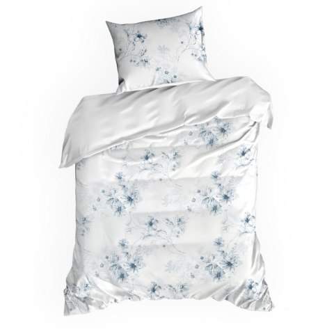 KOMPLET POŚCIELI SATYNOWEJ SPRING 93 160 X 200 CM BIAŁY