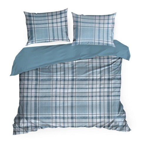 KOMPLET POŚCIELI SATYNOWEJ SPRING 95 160 X 200 CM NIEBIESKI