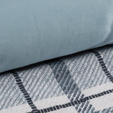 KOMPLET POŚCIELI SATYNOWEJ SPRING 95 160 X 200 CM NIEBIESKI