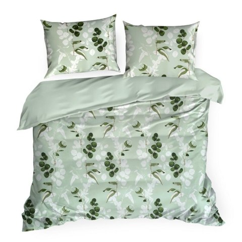 KOMPLET POŚCIELI SATYNOWEJ SPRING 97 220 X 200 CM JASNOZIELONY
