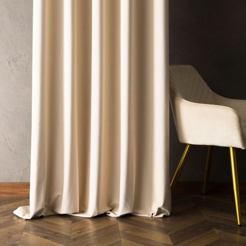 MATT VELVET Tkanina dekoracyjna, wysokość 320cm, kolor 101 jasny kremowy MATVEL/TDP/101/000320/1