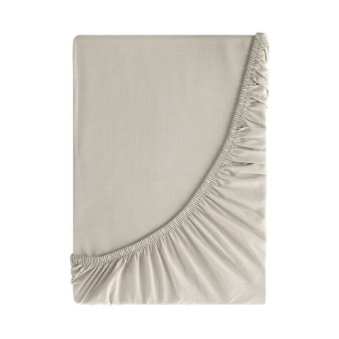 PRZEŚCIERADŁO Z GUMKĄ BASIC 140 X 200 X 30 CM BEŻOWY