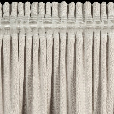 ZASŁONA GOTOWA NILO NA TAŚMIE 140 X 270 CM BEŻOWY