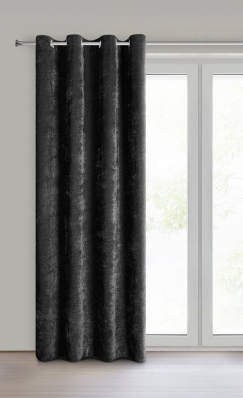 ZASŁONA GOTOWA VANI 140 X 250 CM CZARNY
