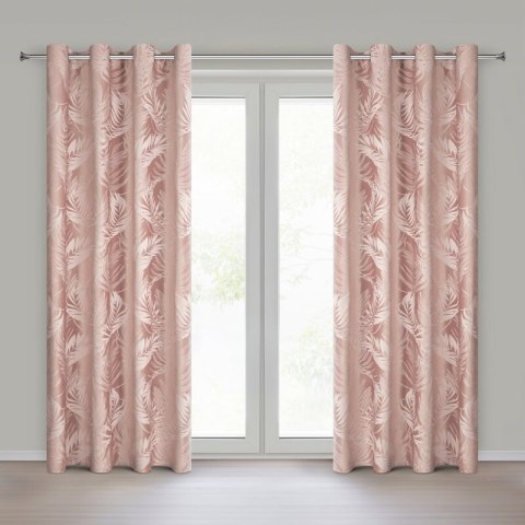ZASŁONA GOTOWA VERA 140 X 250 CM PUDROWY RÓŻ