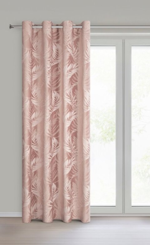 ZASŁONA GOTOWA VERA 140 X 250 CM PUDROWY RÓŻ