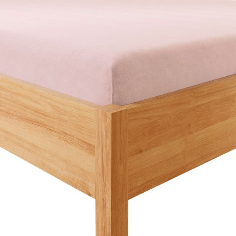 DREAMY PREMIUM Prześcieradło jersey z gumką, szerokość 180 x wysokość 200cm, kolor 014 jasny różowy 100033/JEG/014/180200/1