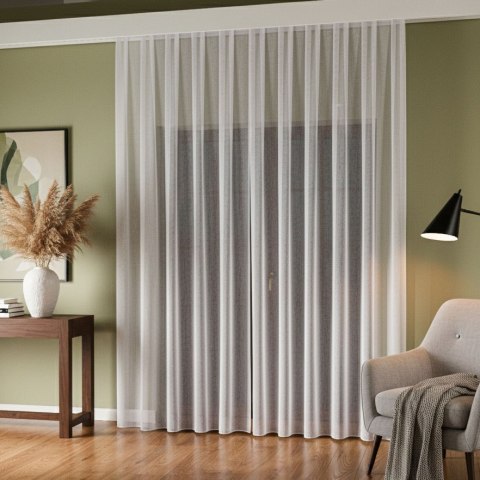 Firanka fantazyjna z ołowianką, wysokość 300cm, kolor 010 naturalny 001781/OLO/010/000300/1