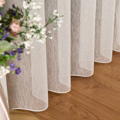 Firanka fantazyjna z ołowianką, wysokość 300cm, kolor 010 naturalny 001781/OLO/010/000300/1