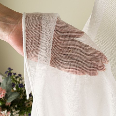 Firanka fantazyjna z ołowianką, wysokość 300cm, kolor 010 naturalny 001781/OLO/010/000300/1