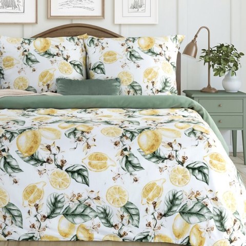 KOMPLET POŚCIELI SATYNOWEJ SPRING 91 160 X 200 CM BIAŁY