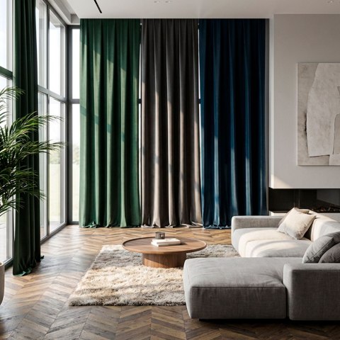 MATT VELVET Tkanina dekoracyjna, wysokość 320cm, kolor 021 ciemny szary MATVEL/TDP/021/000320/1