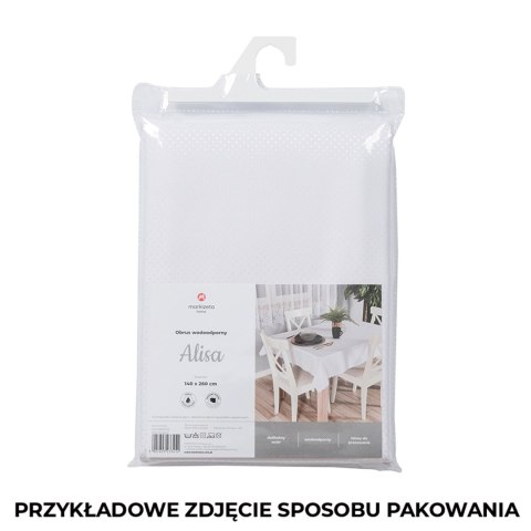 PELA Obrus wodoodporny, fi 160 kolor 001 biały TORENA/206/C01/160000/1