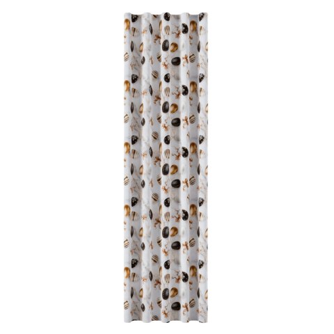 PISANKI GLAMOUR Tkanina dekoracyjna NINA WODOODPORNA, 160cm, kolor 006 czarno-złoty DWI413/NIW/006/160000/1