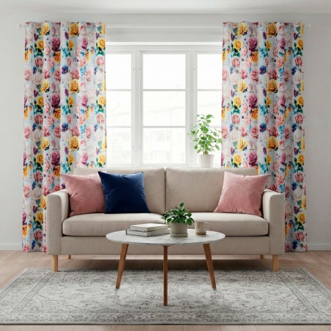 ROSETTA Tkanina dekoracyjna NINA WODOODPORNA, 160cm, kolor 009 wielokolorowy D00398/NIW/009/160000/1