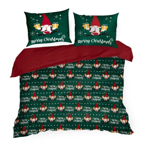 ŚWIĄTECZNY KOMPLET POŚCIELI GALDOR 220 X 200 CM ZIELONY