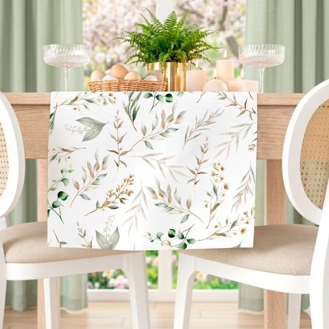 ZIOŁOWY OGRÓD Tkanina dekoracyjna NINA WODOODPORNA, 160cm, kolor 002 zielony D00409/NIW/002/160000/1