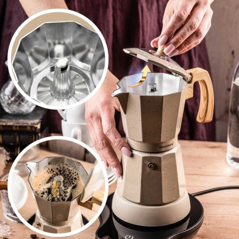 KAWIARKA ELEKTRYCZNA ESPRESSO 300ml KLAUSBERG KB-7999 500W