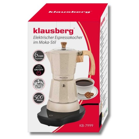 KAWIARKA ELEKTRYCZNA ESPRESSO 300ml KLAUSBERG KB-7999 500W