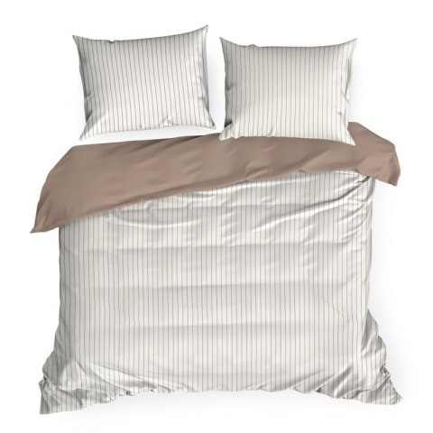 KOMPLET POŚCIELI SATYNOWEJ RAYA 140 X 200 CM BIAŁY