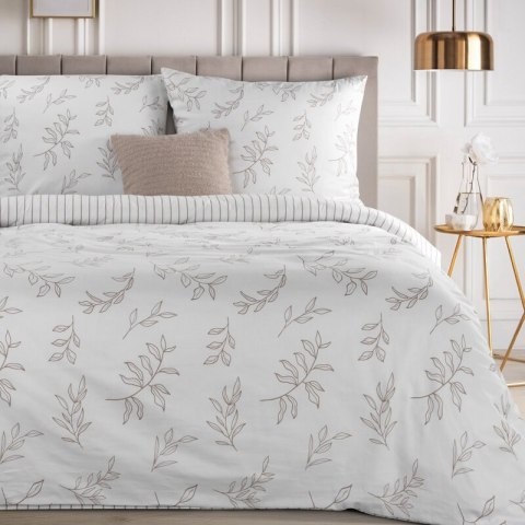 KOMPLET POŚCIELI SATYNOWEJ RAYA1 140 X 200 CM BIAŁY