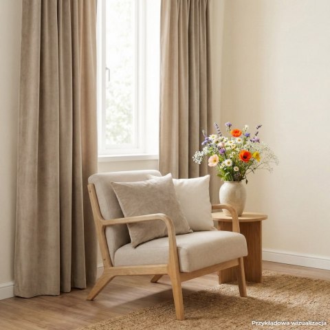 MILAS Poszewka dekoracyjna, 40x40cm, kolor 006 kawowy MILAS1/POP/006/040040/1