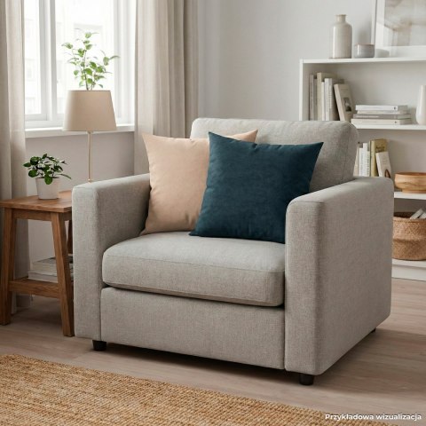 MILAS Poszewka dekoracyjna, 40x40cm, kolor 768 ciemny turkusowy; petrol MILAS1/POP/768/040040/1