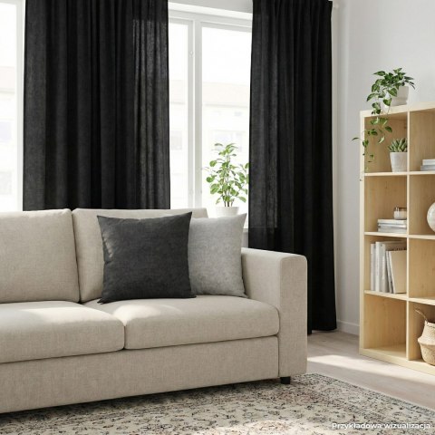 MILAS Poszewka dekoracyjna, 40x40cm, kolor 800 ciepły grafitowy MILAS1/POP/800/040040/1