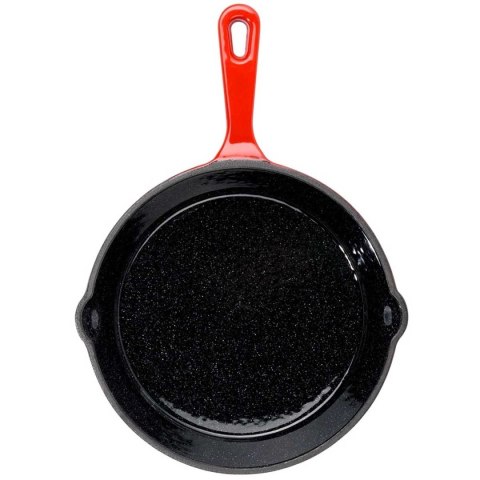 PATELNIA ŻELIWNA EMALIOWANA 20cm Z SILIKONOWĄ NAKŁADKĄ 199154
