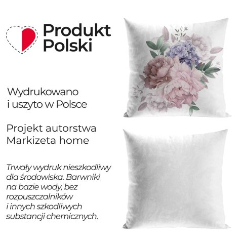 PEONI Poszewka dekoracyjna VELVET, 40x40cm, kolor 001 P00070/POP/001/040040/1