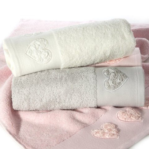 RĘCZNIK KAMILA (01) 70 X 140 CM KREMOWY