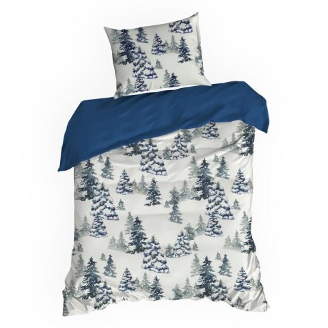 ŚWIĄTECZNY KOMPLET POŚCIELI NATAL 160 X 200 CM BIAŁY