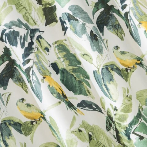 ZASŁONA GOTOWA D91 FLORE 140 X 250 CM BRĄZOWY