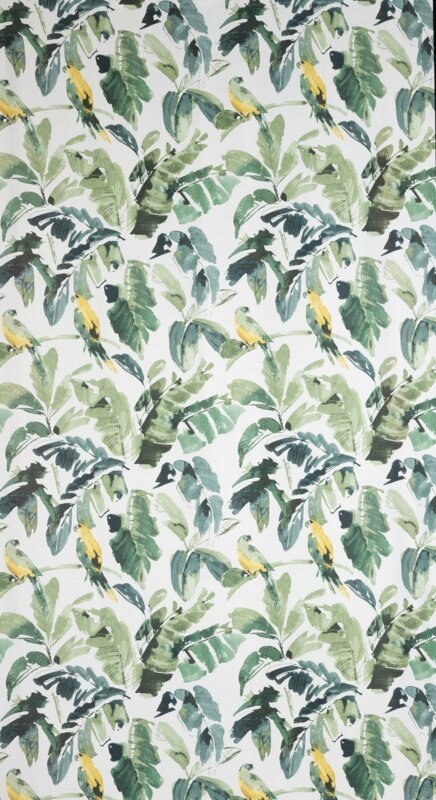 ZASŁONA GOTOWA D91 FLORE 140 X 250 CM BRĄZOWY