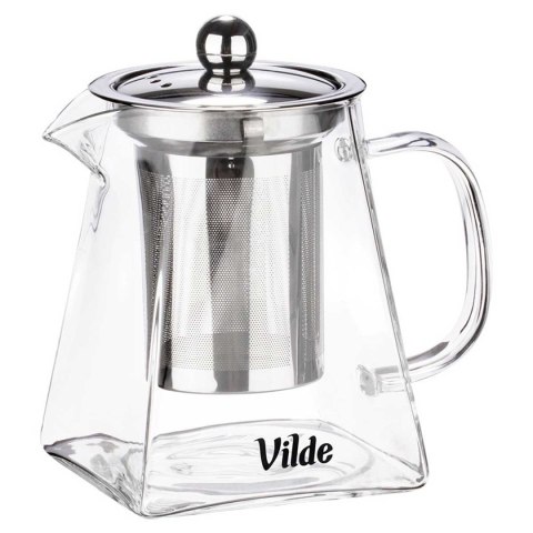 DZBANEK SZKLANY 490ml Z ZAPARZACZEM DO HERBATY ZIÓŁ 259411