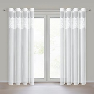 FIRANA GOTOWA AFRODYTA 140 X 250 CM BIAŁY