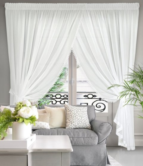 FIRANA GOTOWA DEK 360 X 250 CM KREMOWY