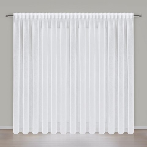 FIRANA GOTOWA ELPIDIA NA TAŚMIE 350 X 250 CM BIAŁY