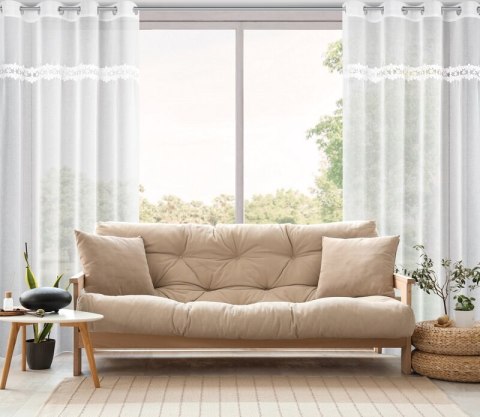 FIRANA GOTOWA KAJA 140 X 250 CM BIAŁY