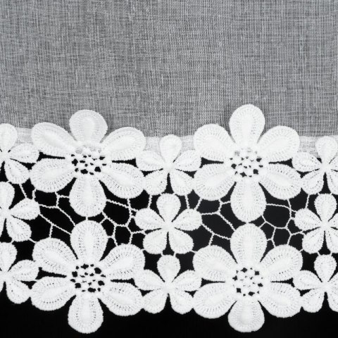 FIRANA GOTOWA KAJA NA SZELKACH 150 X 40 CM BIAŁY