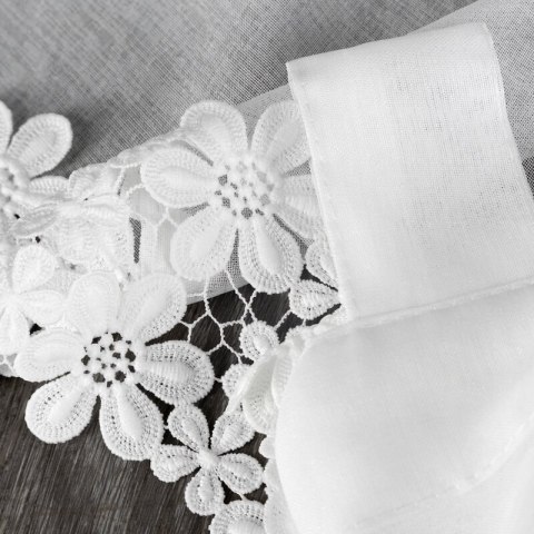 FIRANA GOTOWA KAJA NA SZELKACH 150 X 40 CM BIAŁY